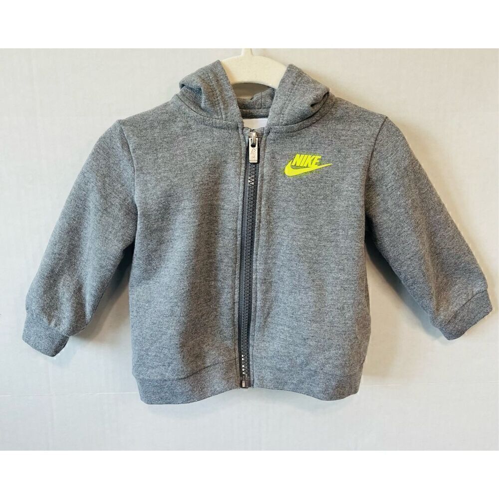 Nike Gray Hoodie Boys Sz 6m GUC